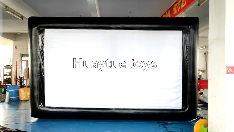 5*3 M Inflatable Air Screen Outdoor Cinema Equipment Projector Screen