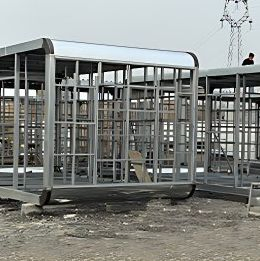 Two-Stories Modern Design Prefab Living Home Steel House