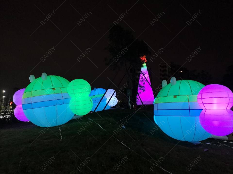Guangzhou Barry Successful Case Inflatable Lighting Event