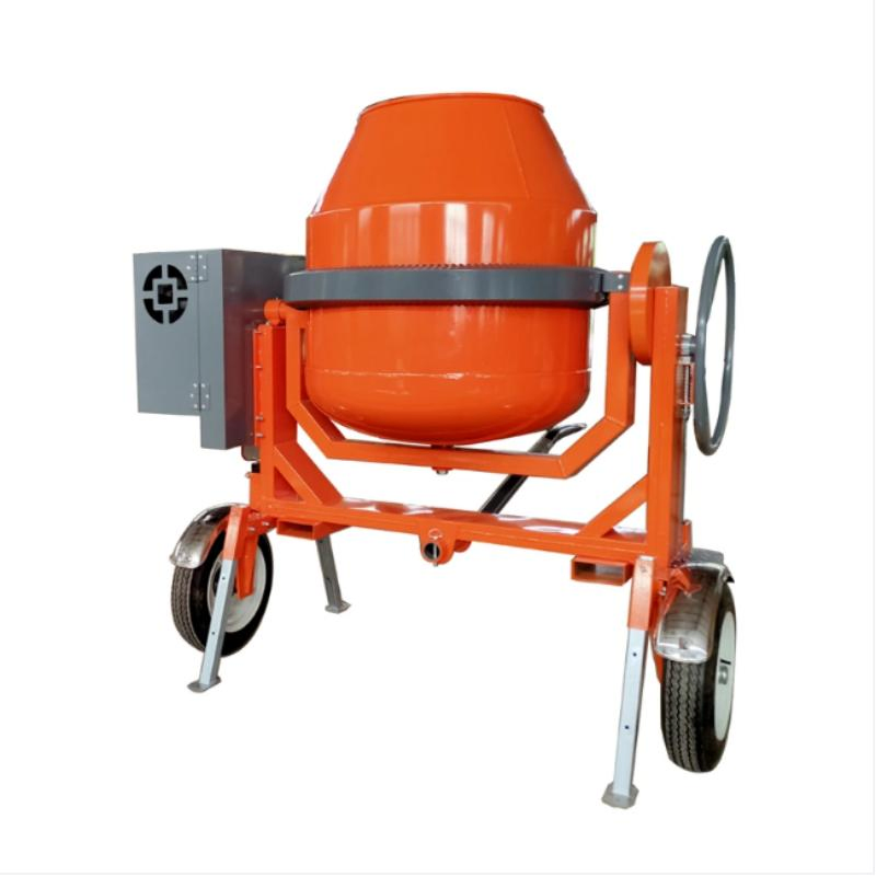 Portable Movable 400L 2 Bags Concrete Mixer Diesel Motor