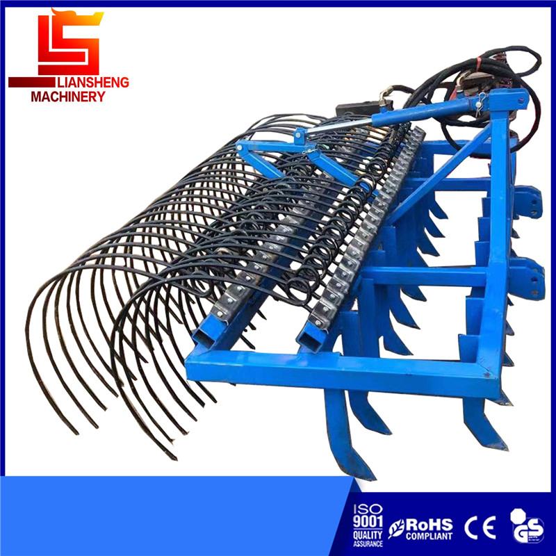 Agricultural Plastic Film Collecting Machinery Plastic Film Recycling Picking Rake
