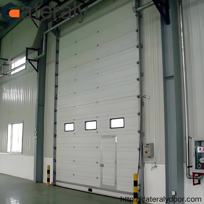 Factory Wholesale Sectional Door Reliable Industrial Door with Durable Online Support Services Available with Motor Garage Gate Automatic Door