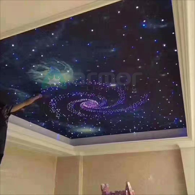 Customized Decorating Fiber Optic Lights Twinkle Star Ceiling