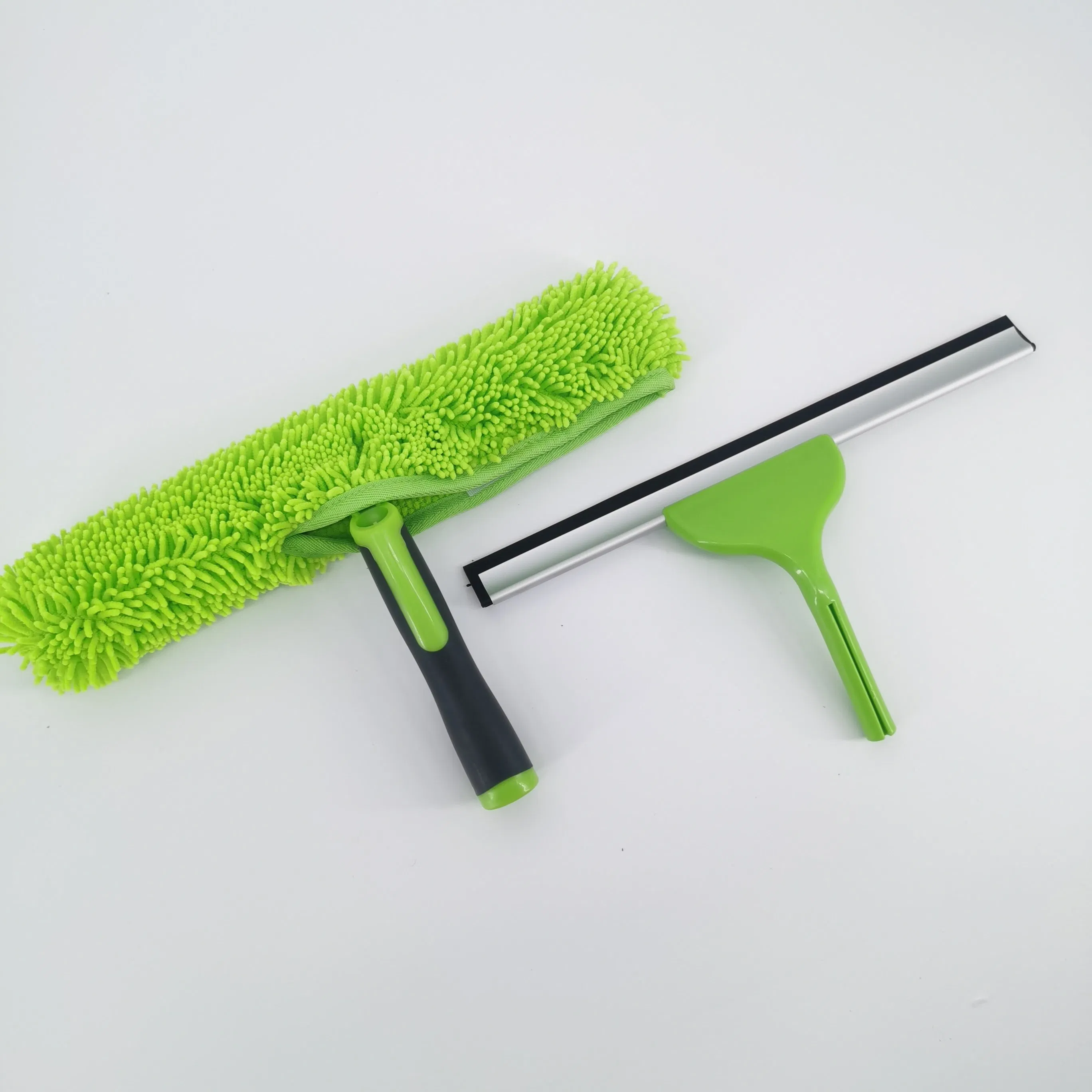 Window Scraper 2 in 1 Car Washing Window Cleaning Tool Microfiber Washing Equipment Scraper Cleaner