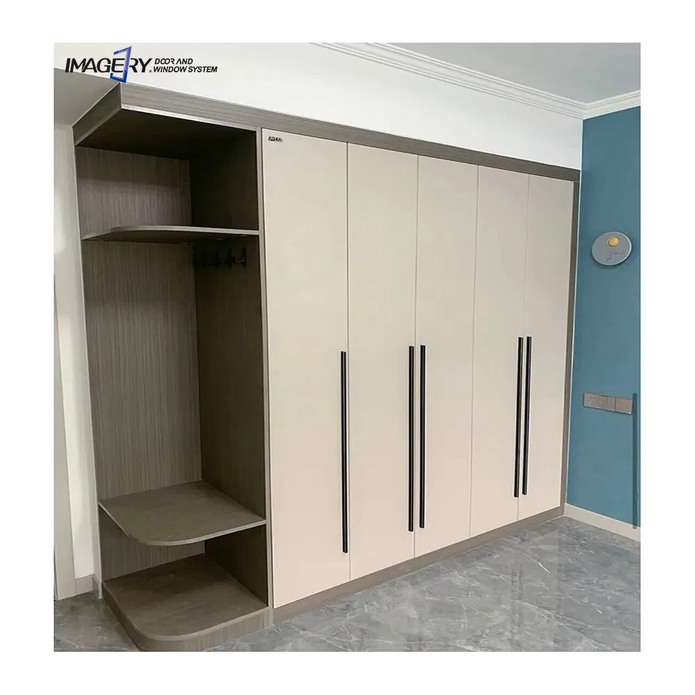 Durable Aluminum Storage Clothes Cabinet for Home and Office Organization