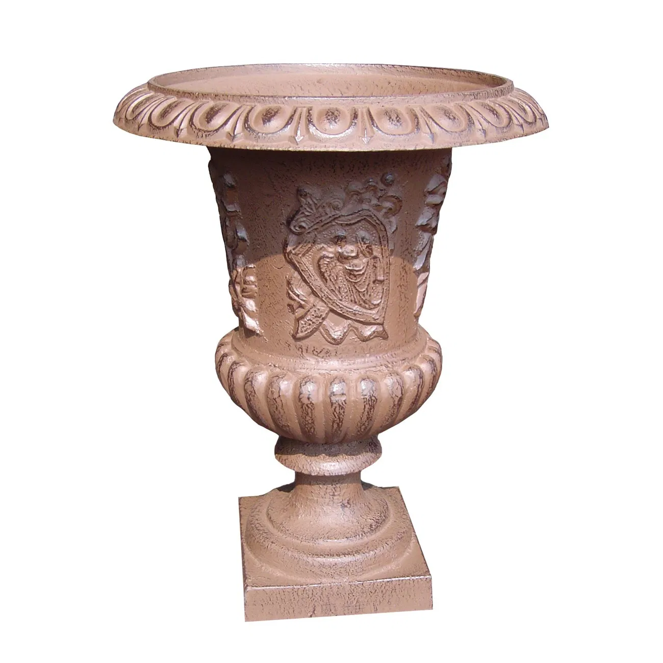 Чугунный кашпо в винтажном стиле для сада