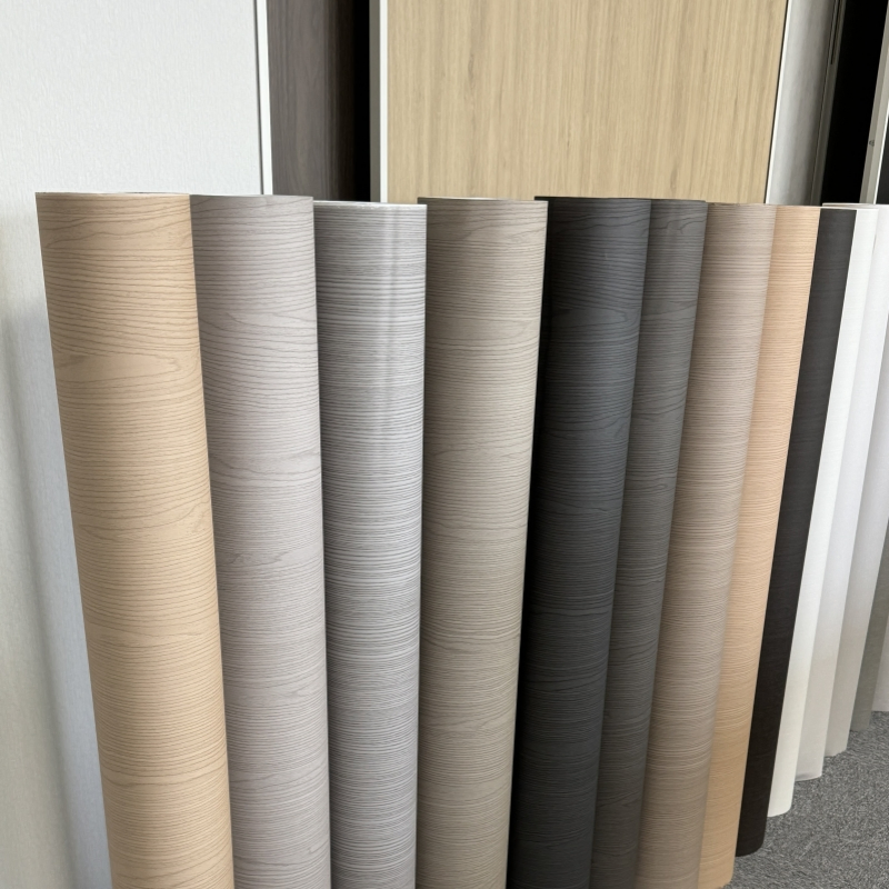 Cheap Price Interior Decoration Wood Venner PVC Film for Lamination Wall Panles Doors Furniture