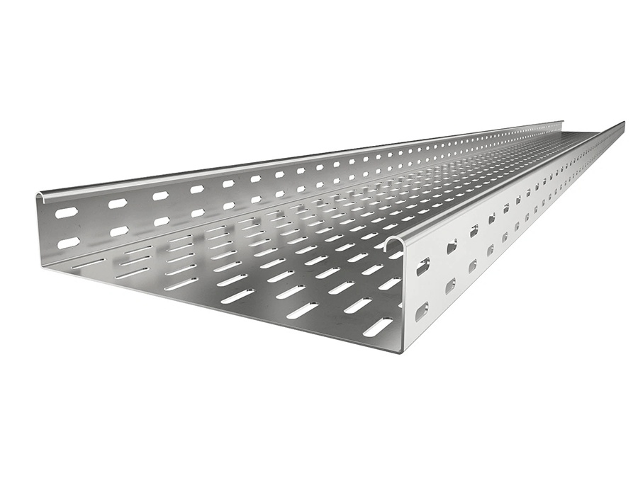 Heavy-Duty Galvanized Cable Tray for Outdoor Electrical Installations