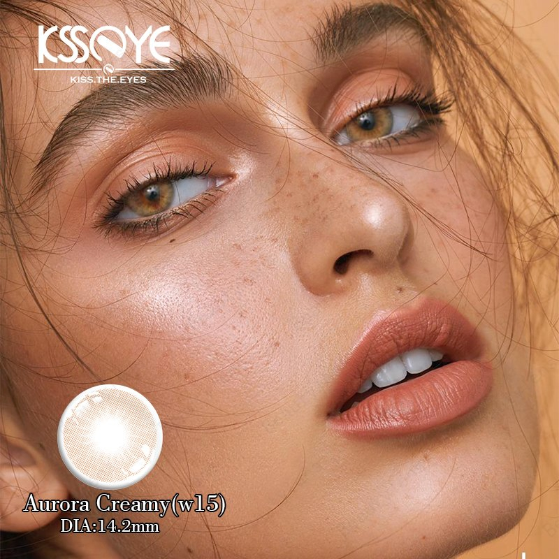 Super Natural Brown Contact Lenses Aurora Brown Contact Lens Colored Contact Sofe Eye Lenses 14.2mm Cosmetic Color Contact Lens