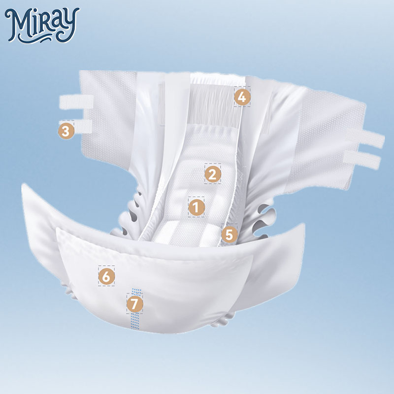 Elintree Wholesale Customized Thick Disposable Incontinence Adult Pants Diaper