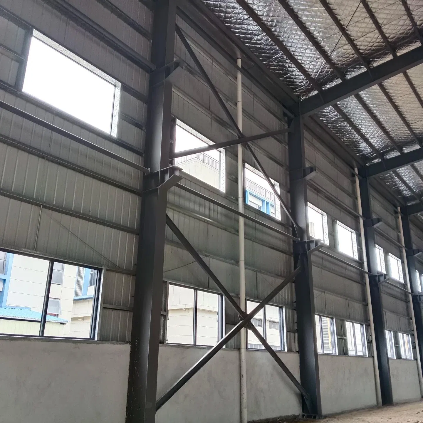 Cheap Prefabricated Shed Farm Cow Barn Chicken House Steel Structure Frame