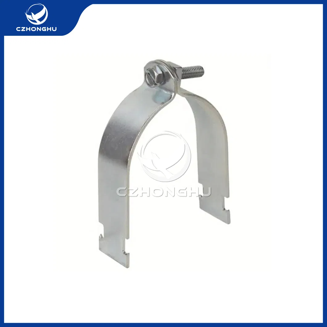 Czhonghu Sanitary Pipe Hanger China Factory 3/8" 1/2" Steel Strut Clamp