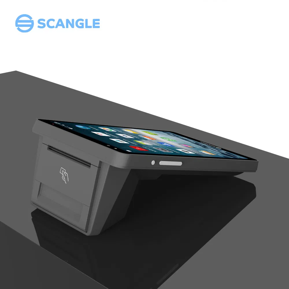 Scangle V8 Handheld Android POS Systems for Retail Shop with 58mm Printer