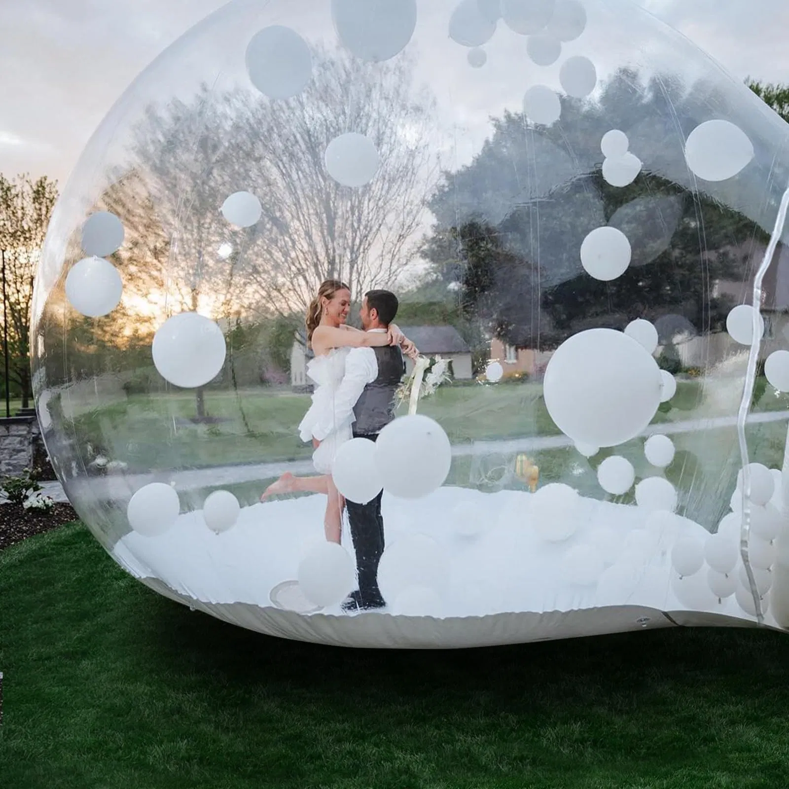 New Design Outdoor Waterproof Blow up Inflatable Bubble House for Wedding Party