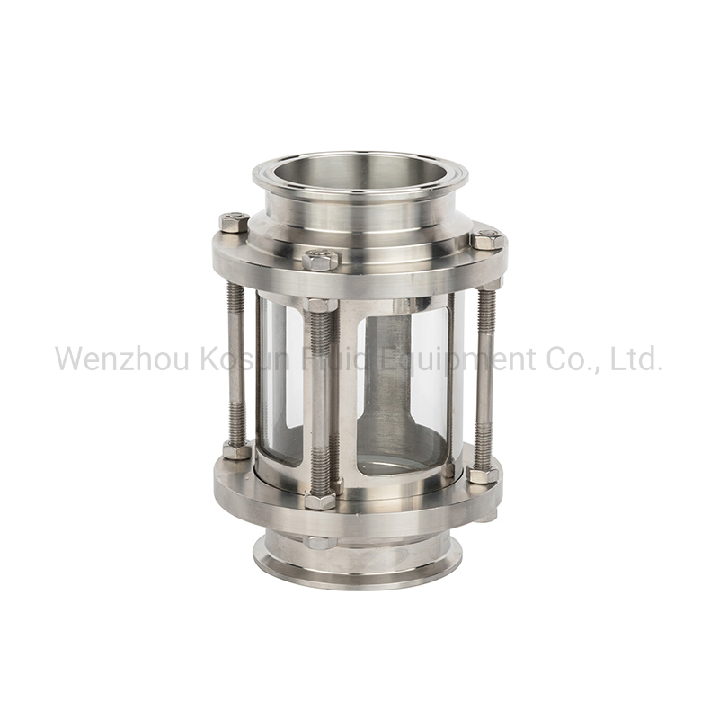 Hygienic Flow Sight Glass with Cover