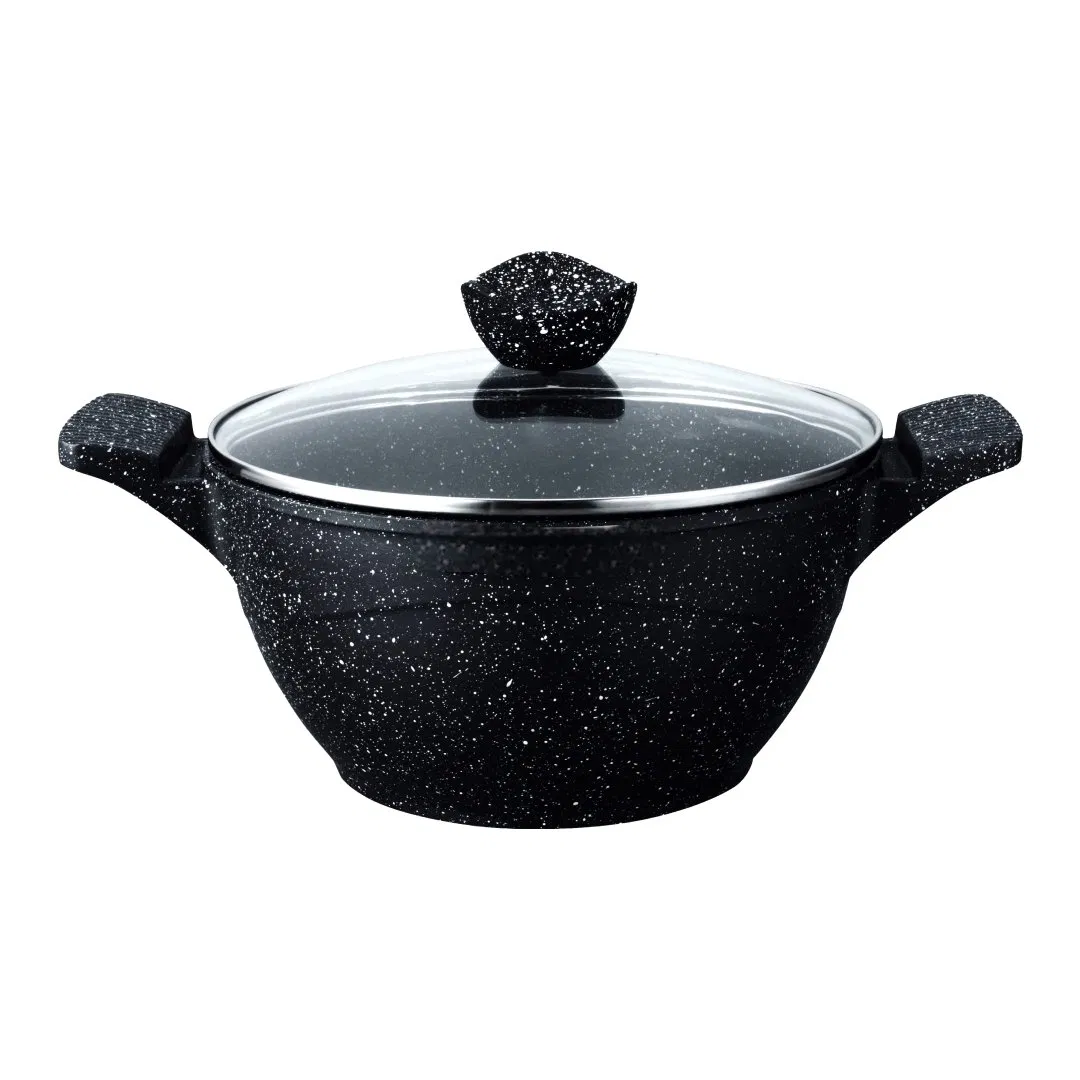 OEM Good Quality Kitchenware Nonstick Casserole Soup Pot Frying Pan Skillet 6 Pieces Pans and Pots Set Kitchen Aluminum Cookware Kitchen Utensils