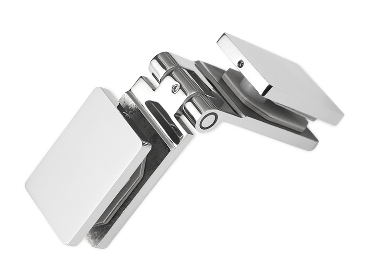 OEM Tempered Glass Door Hardware Glass Door Accessories Glass Clamp 316 304 Stainless Steel Glass to Glass 180 Degree Glass to Glass Shower Hinge