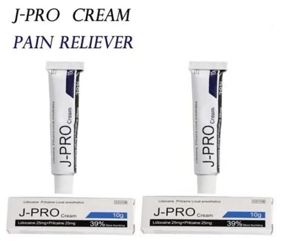 J-PRO Fast Skin Numbing Cream Tktx Jpro Numb Cream for Piercing, Permanent Eyebrow Embroidered, Tattoo Pain Relief