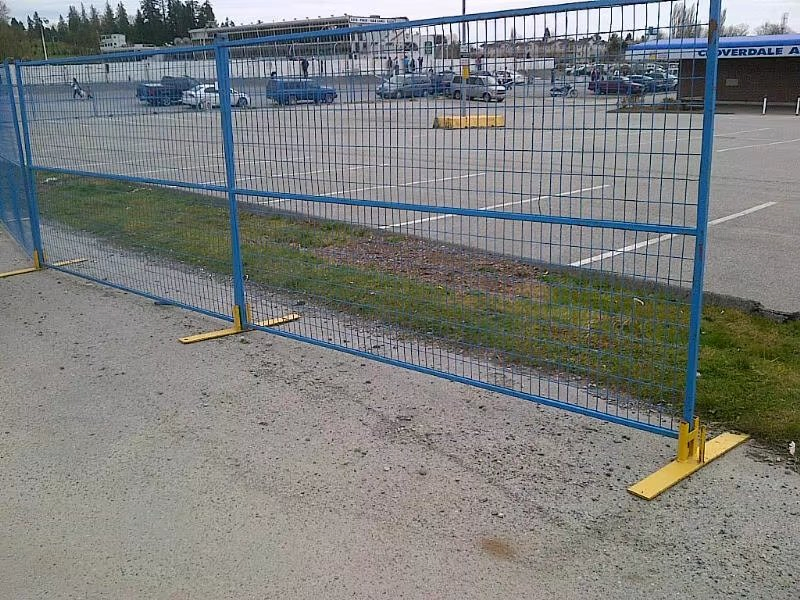 Temporary Fence Construction Panel 6h X 9.5L Fence Panel - Powder Coated