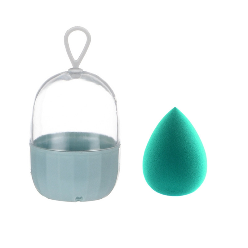 Wholesale Latex Free Beauty Sponge Custom Logo Cylinder Box Packaging Makeup Sponge