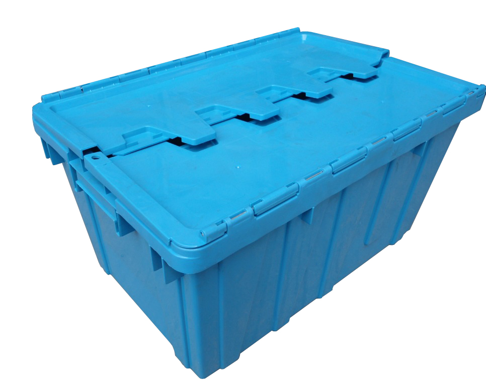 600*400 Nestable Plastic Distribution Stacked Container Boxes