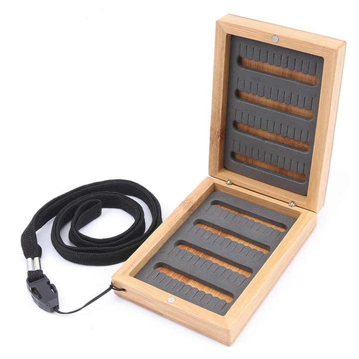 Bamboo Modern Creative Household Outdoor Fishing Hook Storage Box