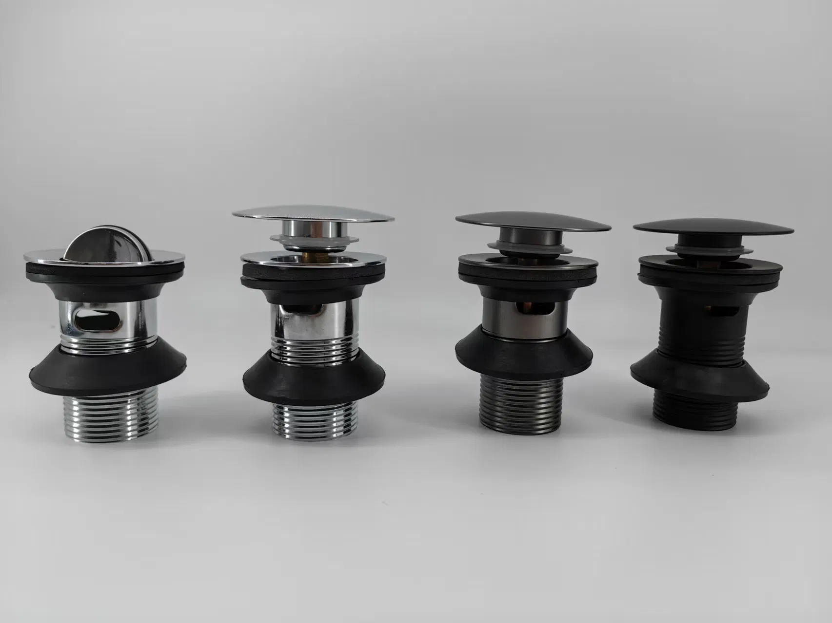 High-Quality Sanitary Fittings PP Bottle Trap with Stainless Steel Pop-up Drain