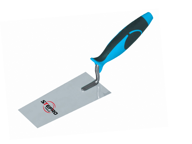 Stainless Steel Bricklaying Trowel with TPR Handle 180mm