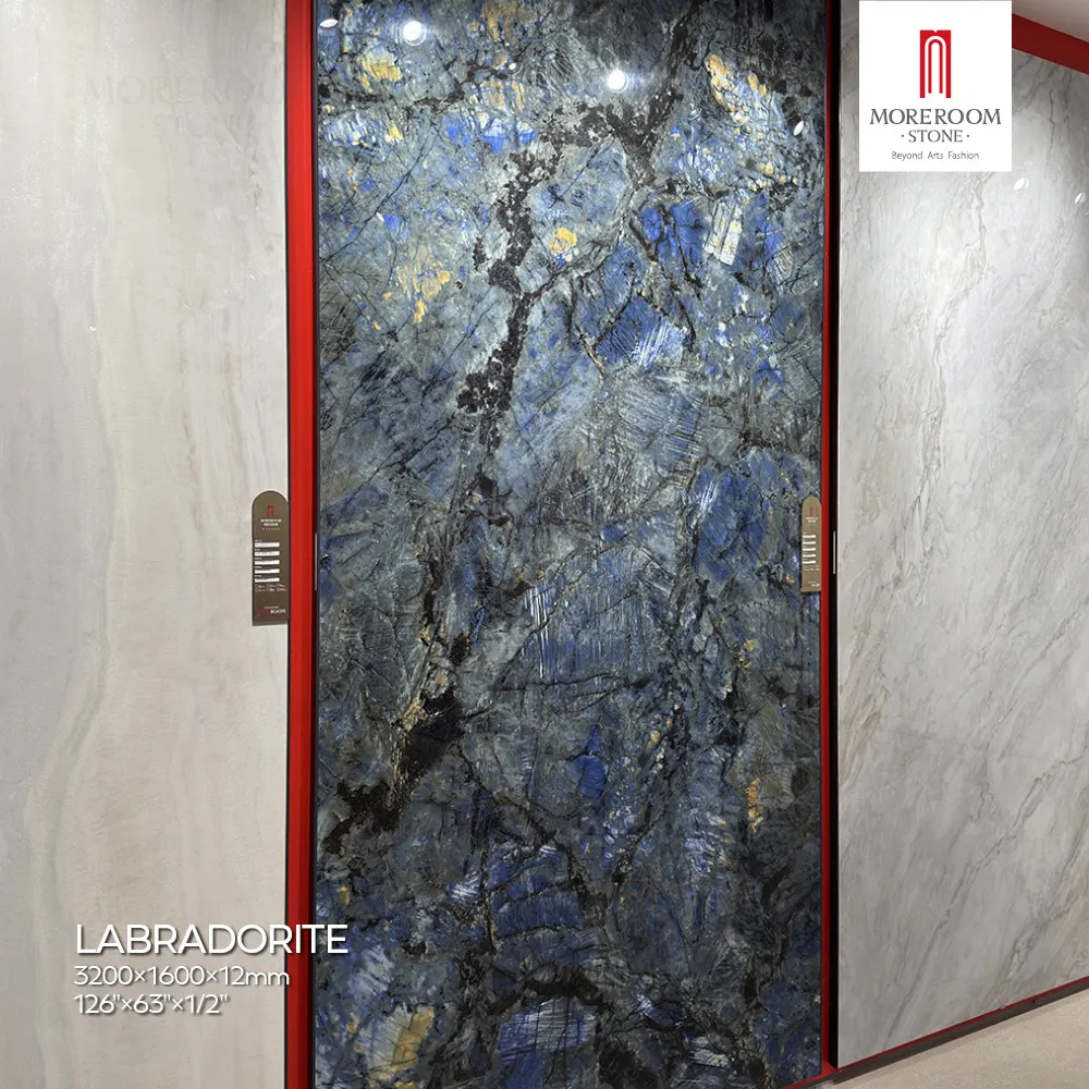 Midnight Sapphire Agate Glass Countertop for Bar Design