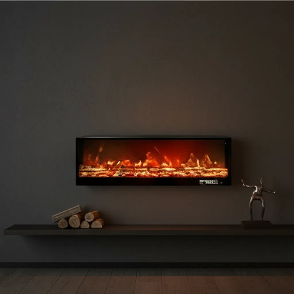 Energy-Efficient Electric Fireplace Insert for Easy Installation and Use