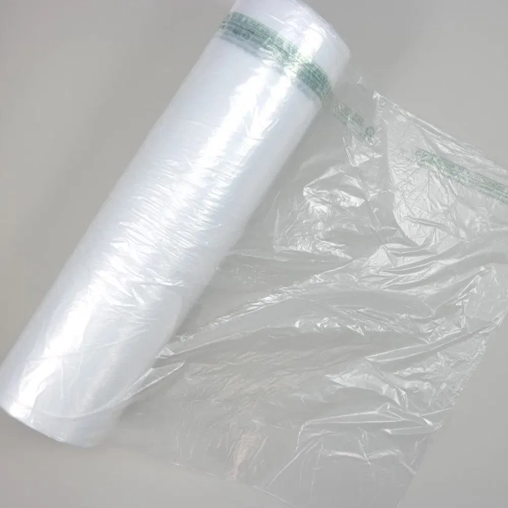 Large Food Fruit Vegetable Packaging Poly Trolley Plastic Bag Custom Print Wholesale