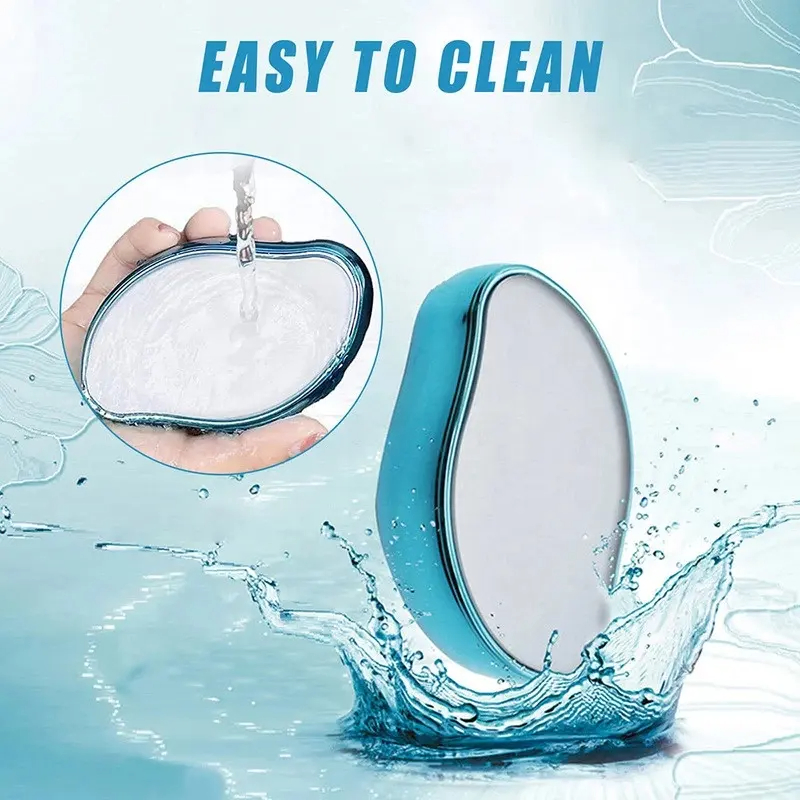 Hair Eraser Hair Remover Painless Exfoliation Crystal Glass Lm Manual Fast & Easy for Women and Men