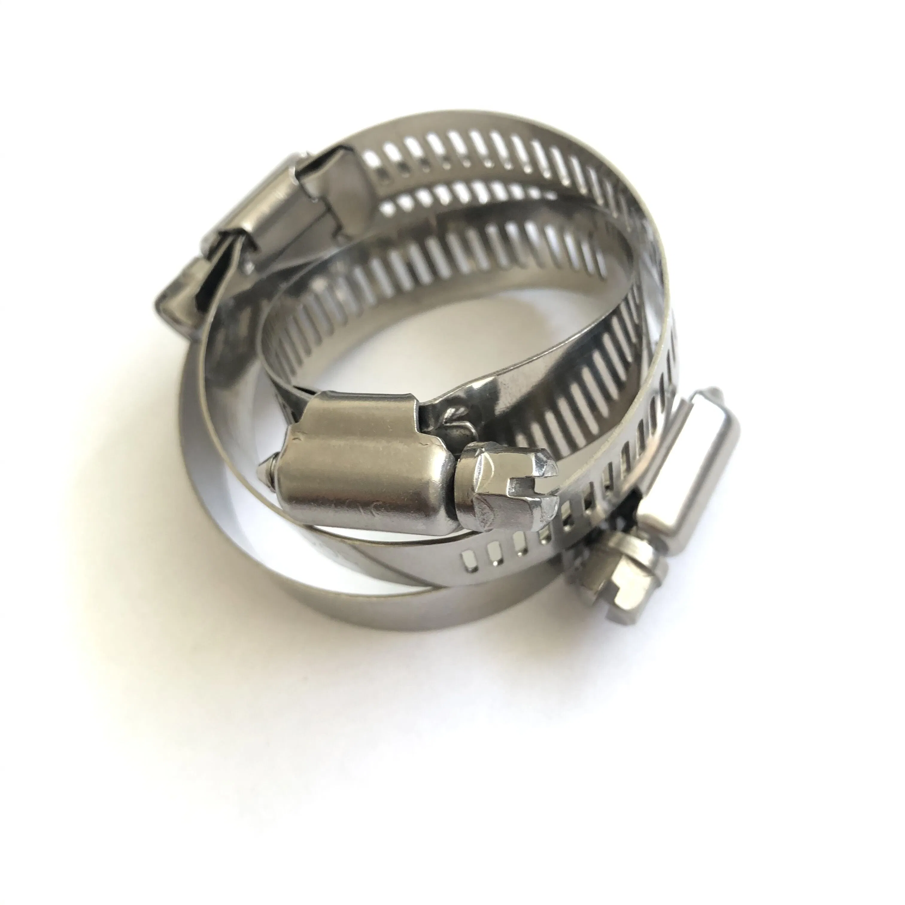Manufacturer Direct 201 304stainless Steel Galvanized Iron American Hose Clamp