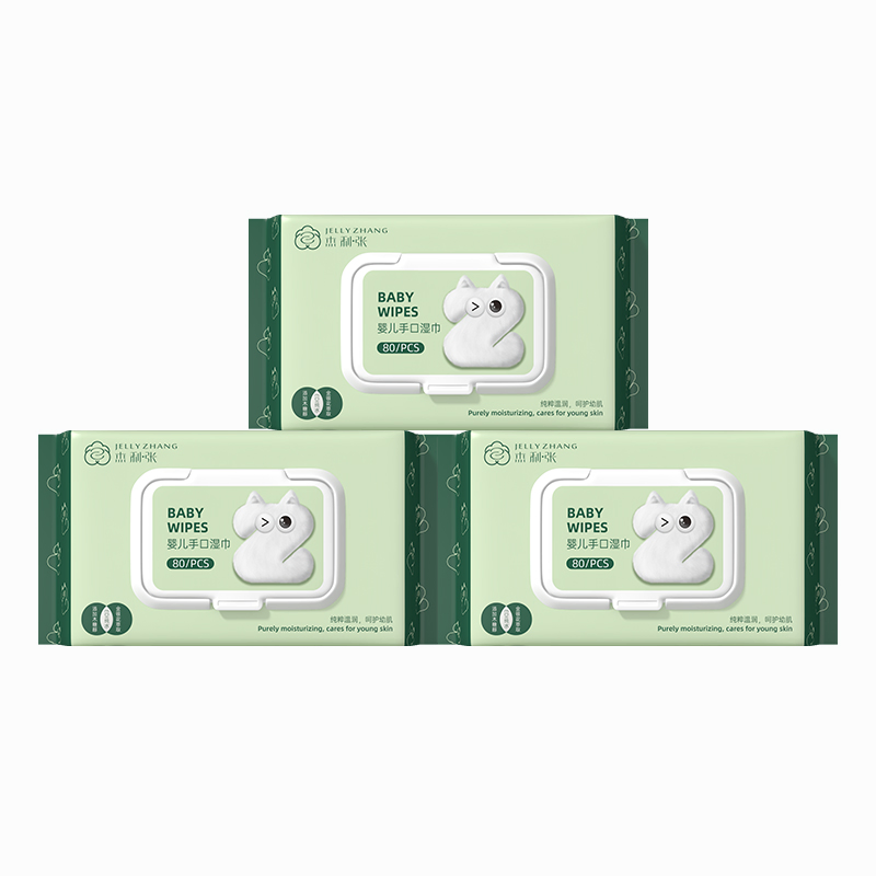 Wholesale baby hand and mouth soft no addition cleaning wet wipes