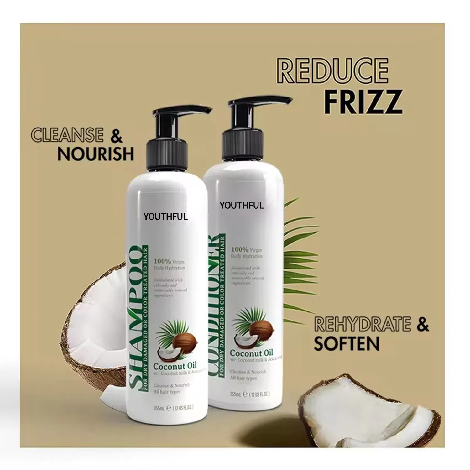 Natural Shea Butter Deeply Nourishing Keratin Sulphate Free Coconut Hair Mask