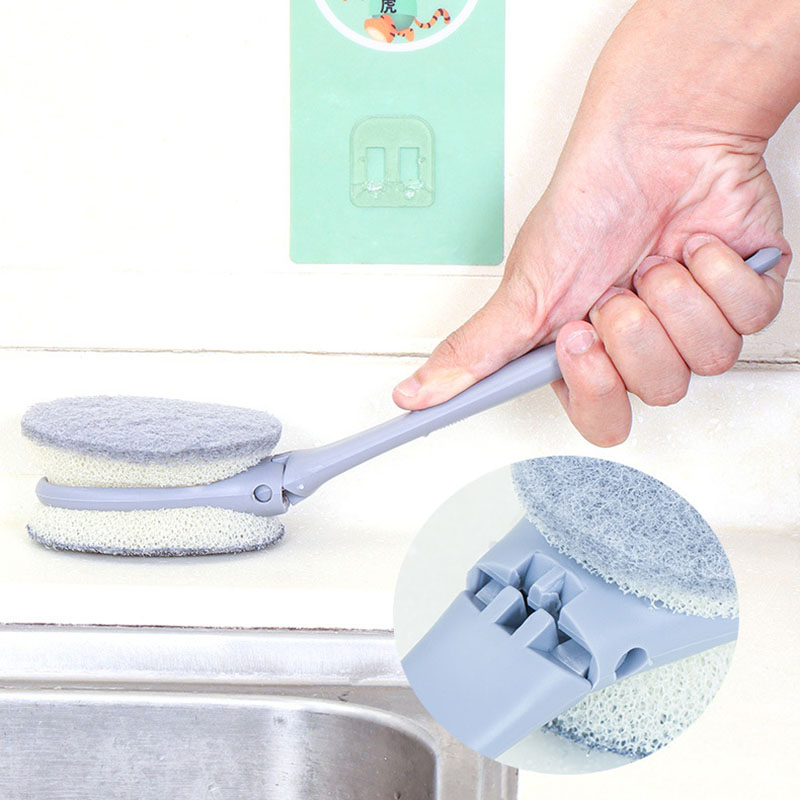 Двусторонняя кухонная губка с ручкой Esun