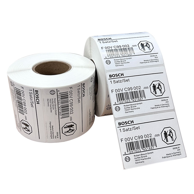 Custom Waterproof Direct Thermal Labels for Barcode Printing
