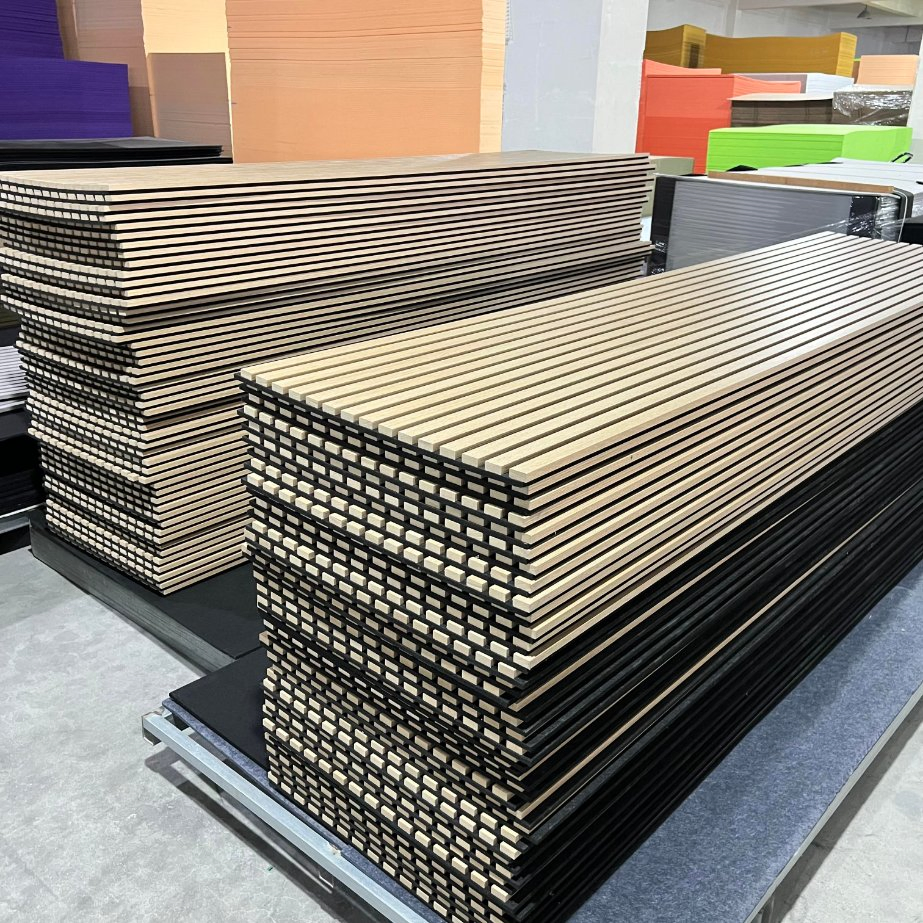 Modern Interior Material Wall Decoration MDF Acoustic Panel