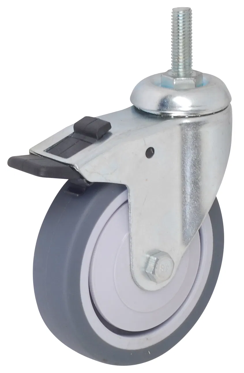 Fix/Swivel/with Brake TPR Medical Wheel Light Duty Furniture Caster with Factory Price