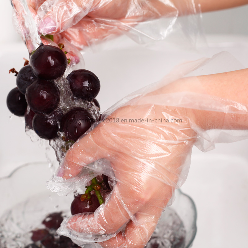Transparent Plastic One-off Kitchen Gloves BBQ Household Garden Kitchen Accessories Gloves