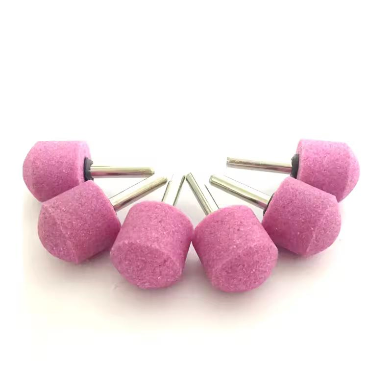 Pink Ceramic Mounted Grinding Stone