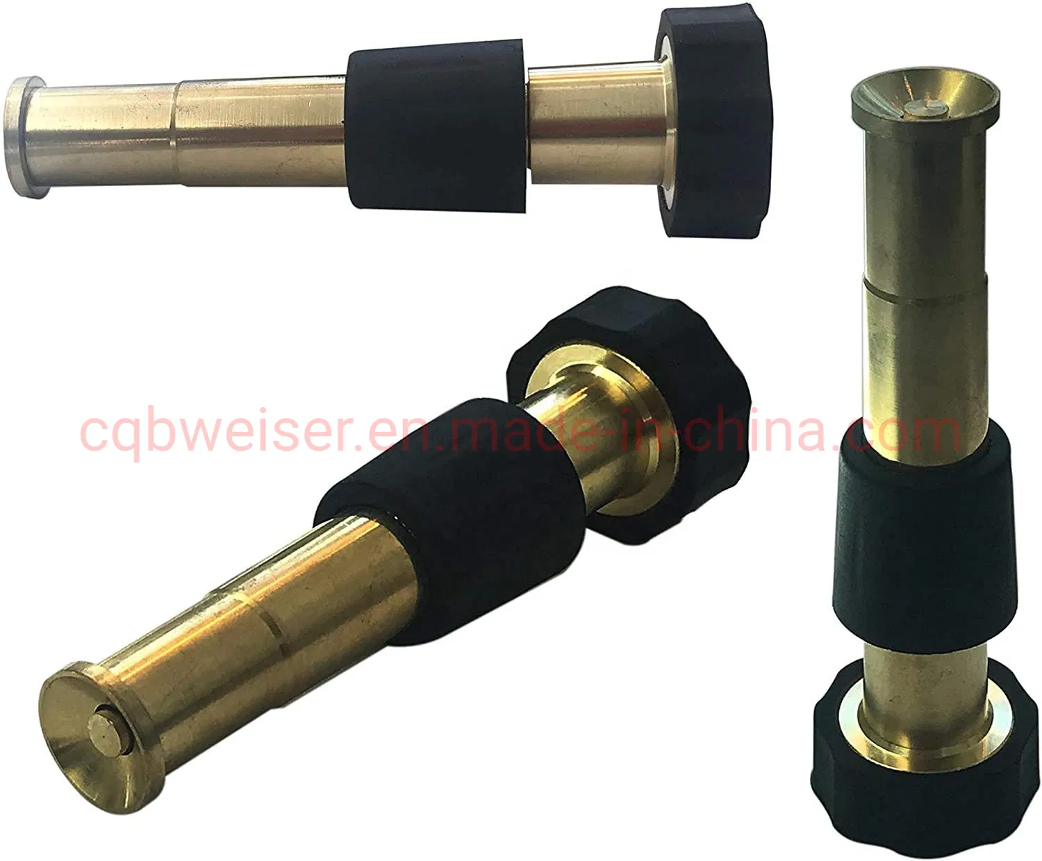 Heavy-Duty Brass Adjustable Garden Hose Nozzle