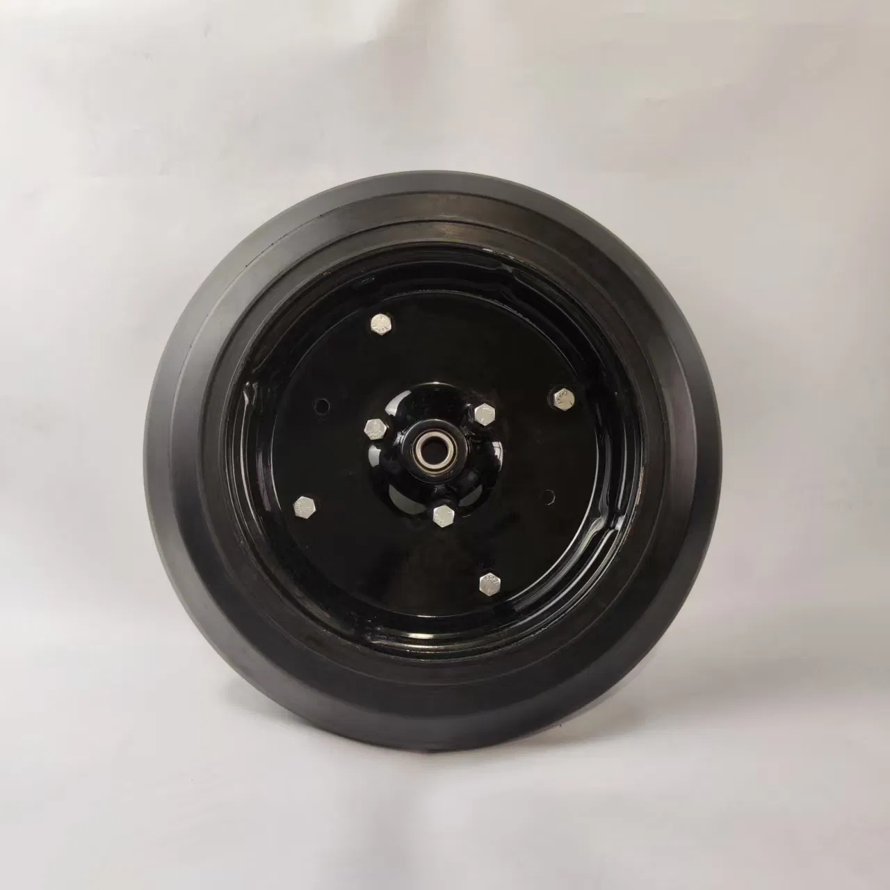 Durable 8-16 Inch Solid Rubber Seeder Press Wheel for Farming