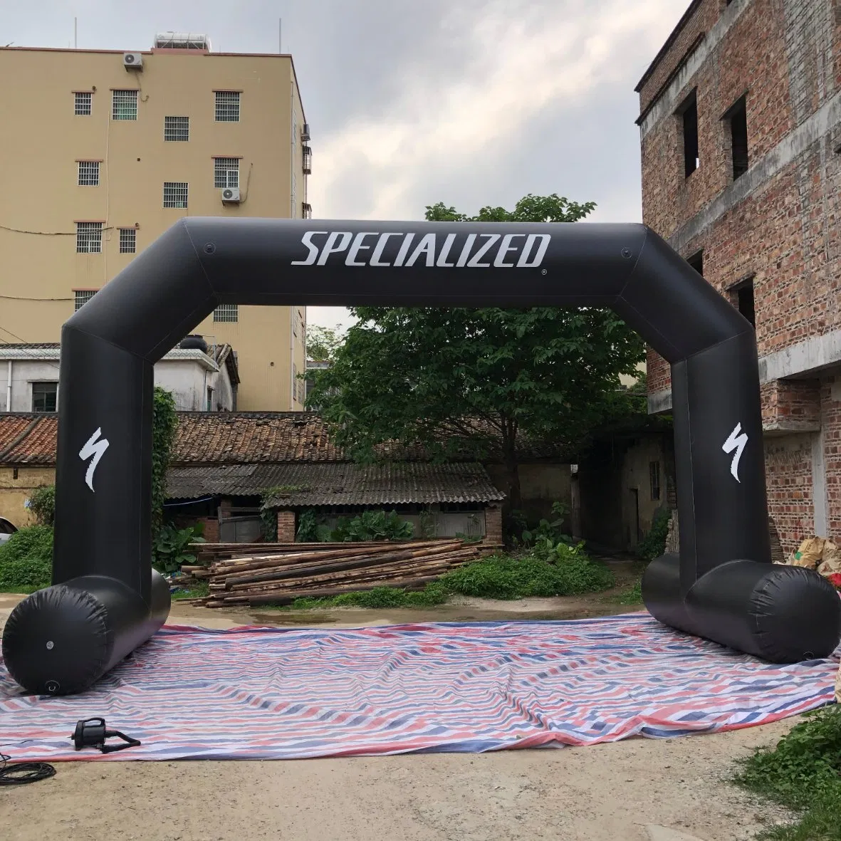 Inflatable Finish Line Race Arch Gate Entrance Start Archway Inflatable Display