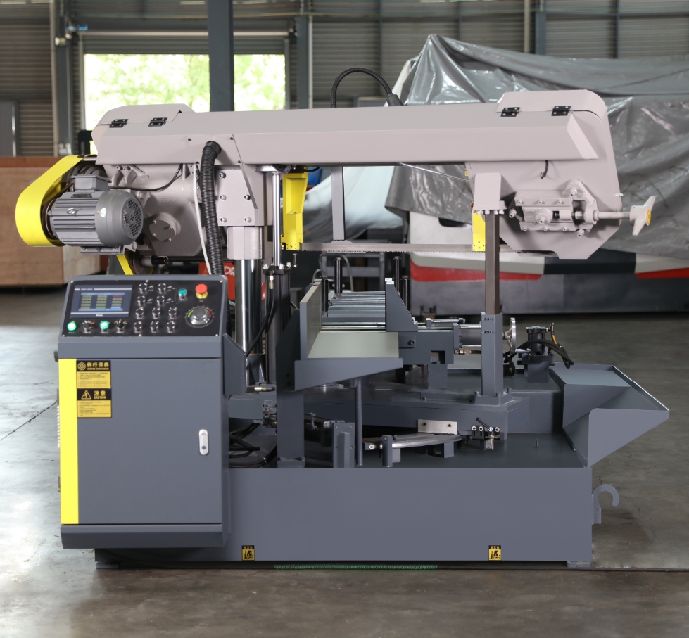 Ленточная пила автоматическая двухколонная промышленная