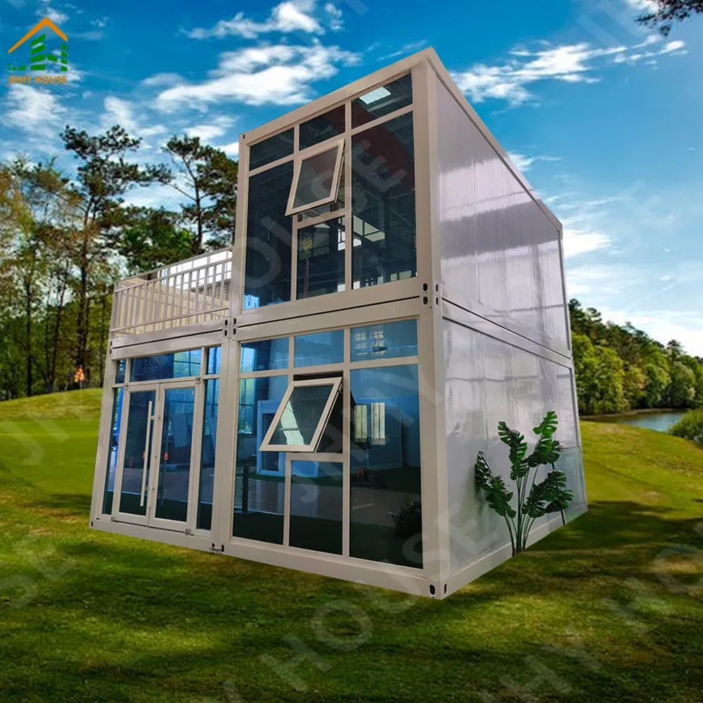 New Design Low Price Prefabricated Portable Z Folding Container Houses Office Foldable Container Homes
