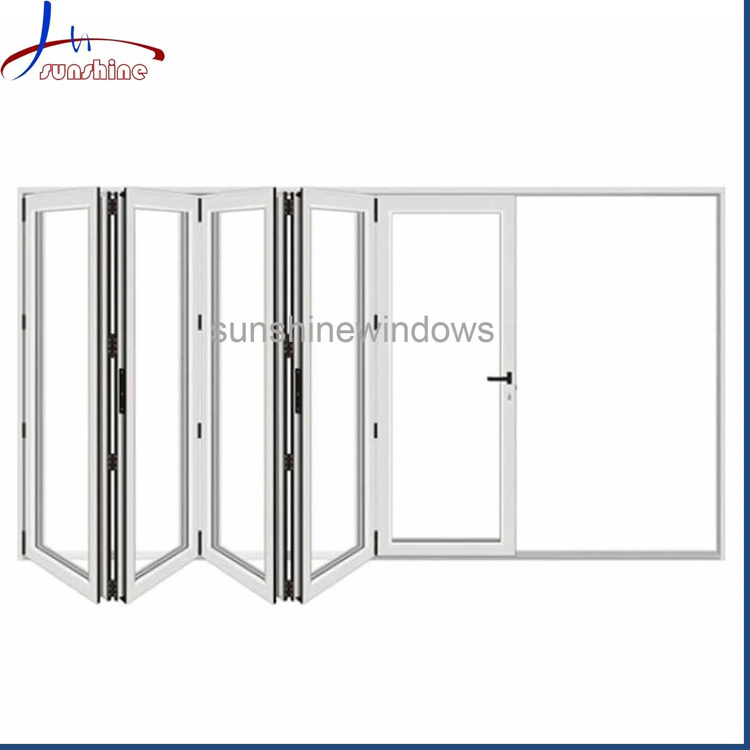 European Style Plastic Folding Door Design Plastic Folding Door Door
