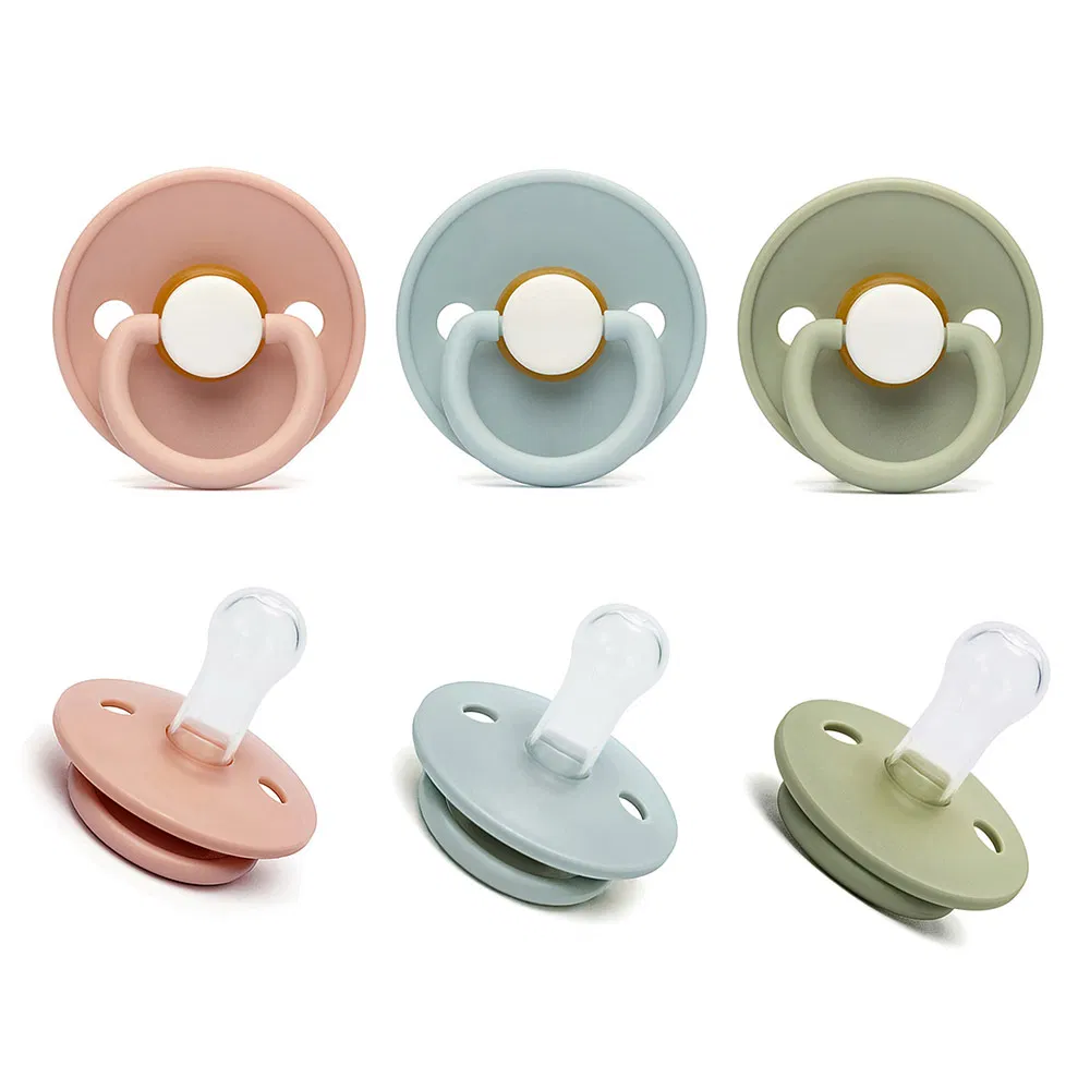 The Latest Hot Baby Soothers Ultra-Soft Sleepy Food-Grade Flat Head Silicone Pacifier