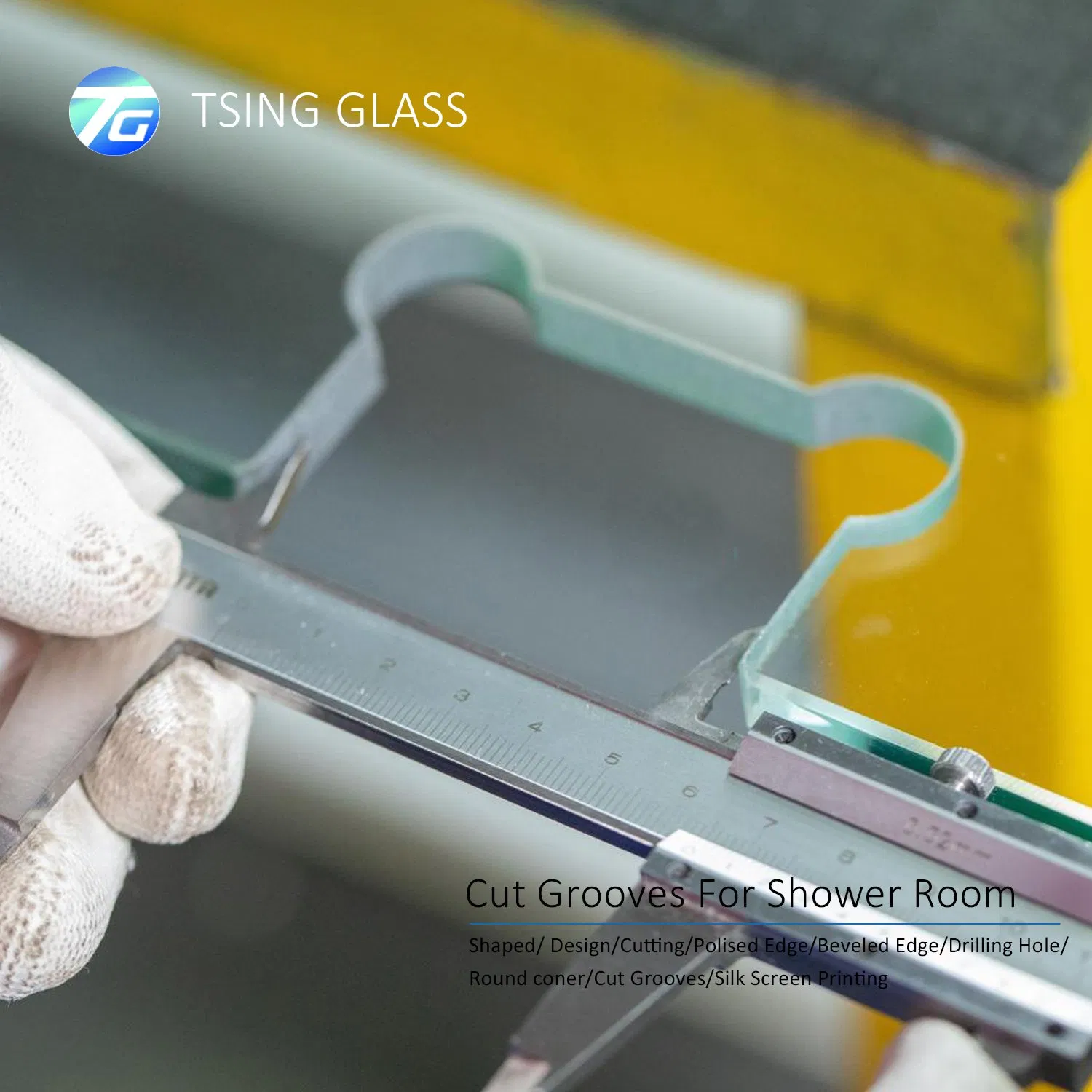 3-19mm Toughened Glass with Holes Edges Polsihed Cut Sizes