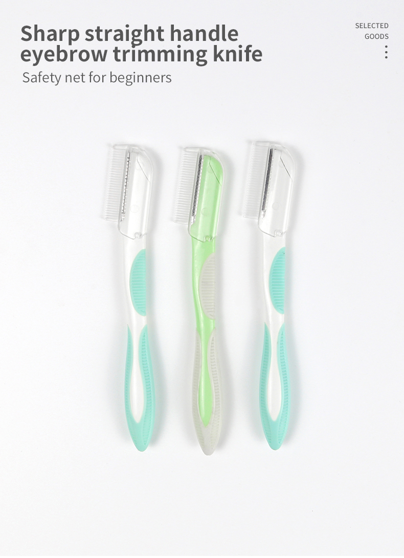 Precision Eyebrow Trimmer with Ergonomic Grip for Easy Use